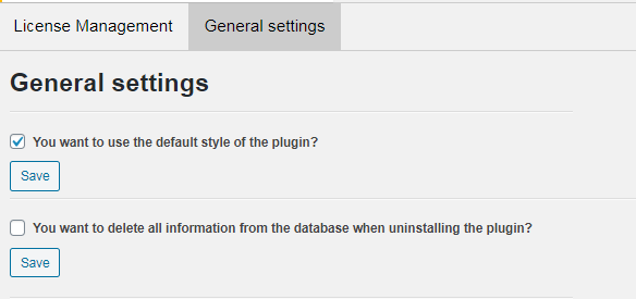 Image 19: Settings page – Standard subscription